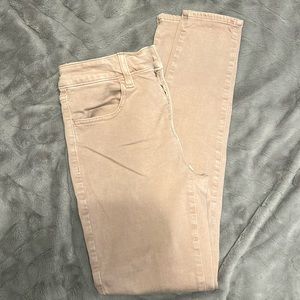 AE high rise blush color jegging
